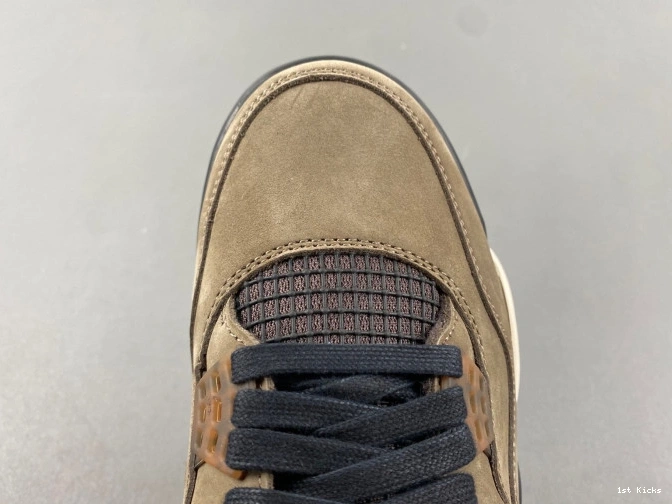 1st Kicks Jordan AJ4-882335 Travis Retro 4 Air Brown TS x Scott 0824